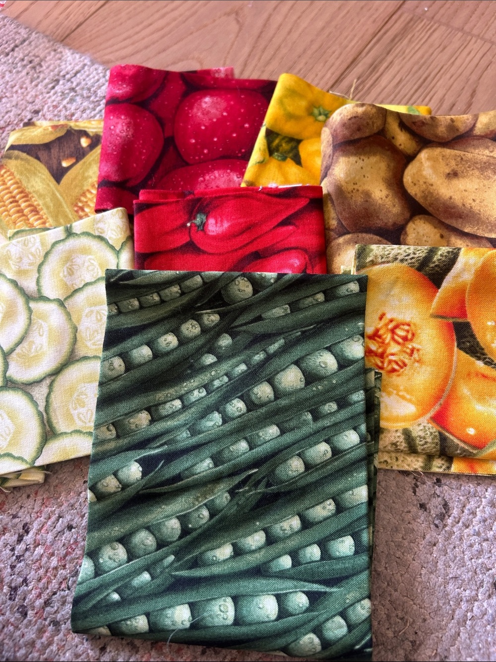 Fat quarter set-food